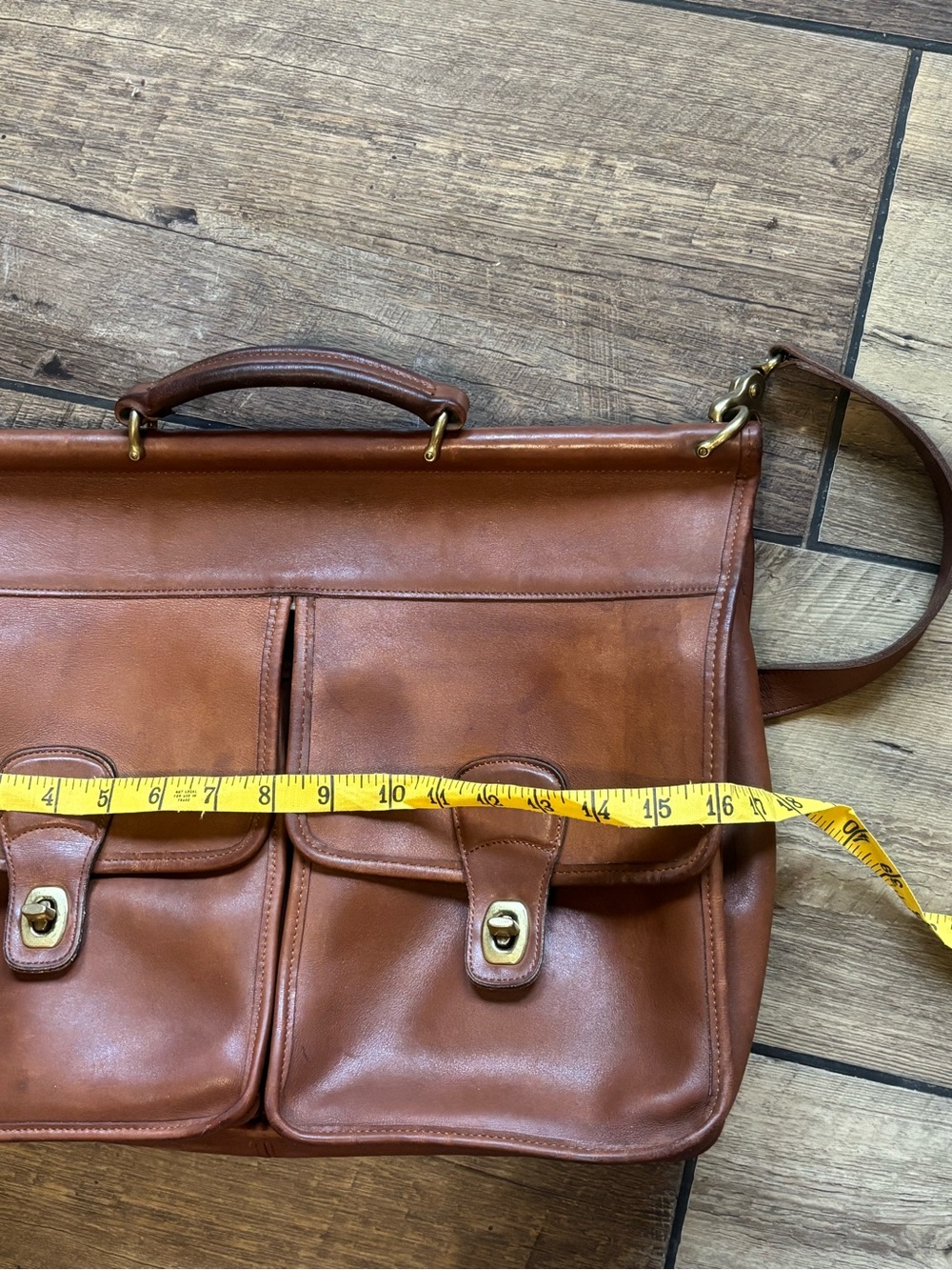 Coach LARGE Vintage 5279 Brown Kensington Leather Briefcase/Laptop Bag - Picture 13 of 16